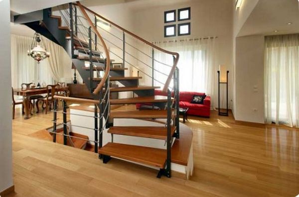 Как и какую выбрать лестницу на второй этаж частного дома: виды ( бетонные, деревянные, металлические, комбинированные, каменные), описание, плюсы и минусы, достоинства и недостатки