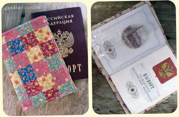 Как сшить обложку на паспорт своими руками