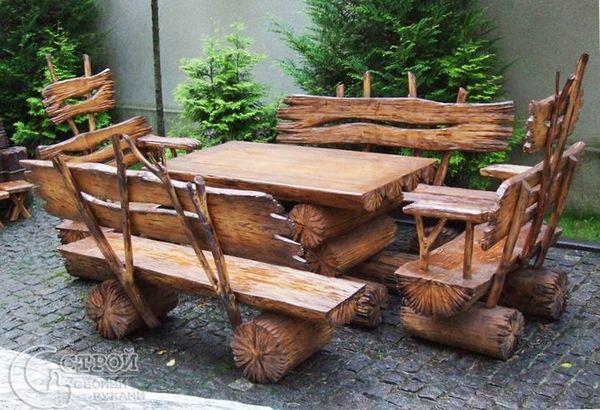 Мебель для сада. Мебель для дачи и сада. Садовая мебель из дерева.