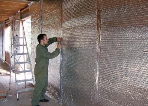 Применение отражающей теплоизоляции для утепления стен