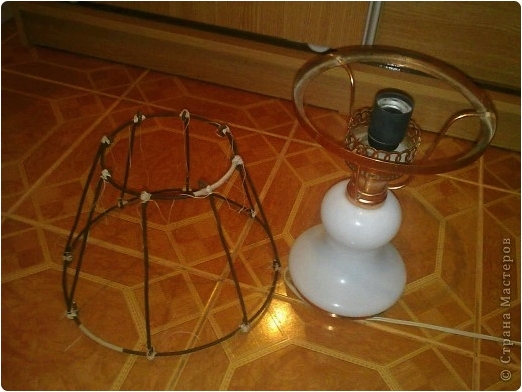 Как сделать абажур для настольной лампы