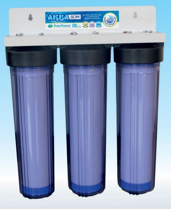 Бытовые фильтры для очистки воды.