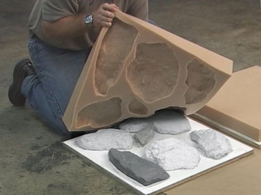 Как изготовить искусственный камень из гипса