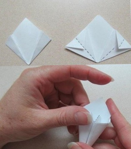 Как сделать бумажные цветы в технике оригами