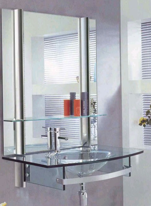 Мебель из стекла. Стеклянная мебель в интерьере (стеклянная мебель для ванной комнаты).