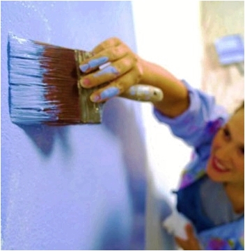 Как покрасить стены в кухне