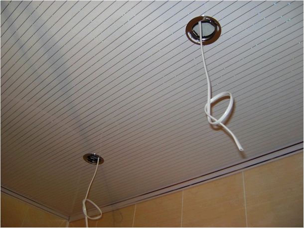 Как сделать потолок из пвх