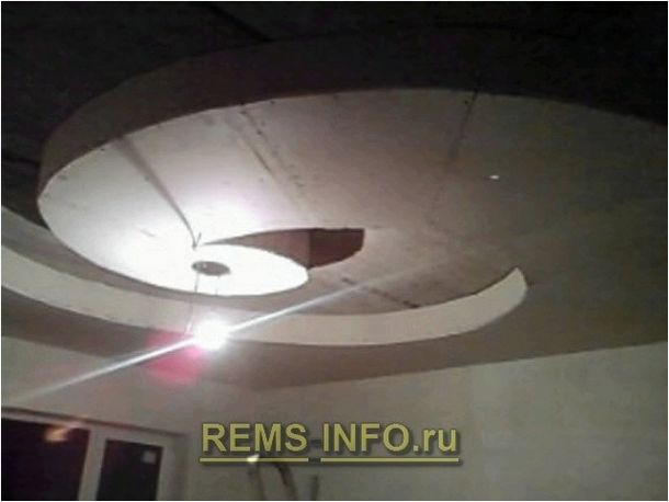 Как сделать самому двухуровневый потолок из гипсокартона