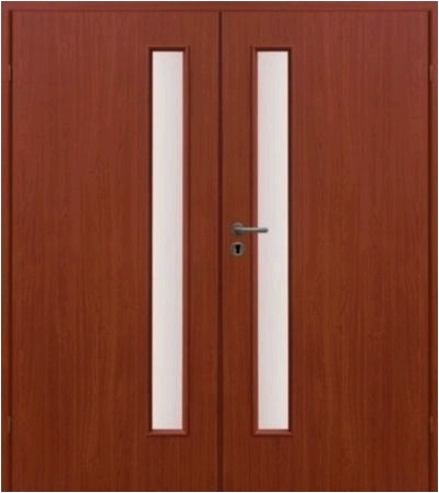 Как установить двухстворчатые двери