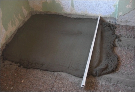 Как залить пол бетоном