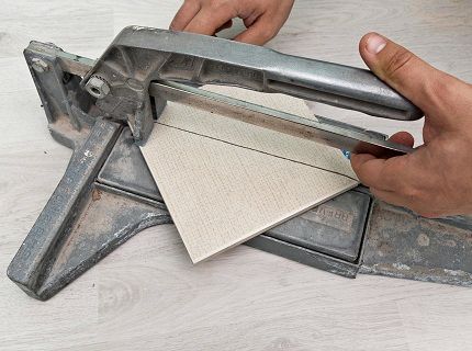 Как распилить керамическую плитку