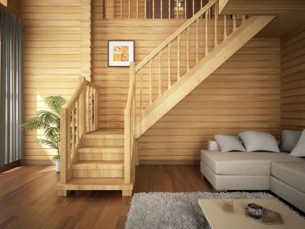Деревянные лестницы для загородного строительства