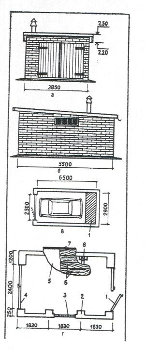 Как построить гараж на даче