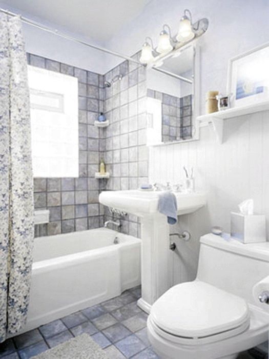 Белоснежная ванная комната: подбор материалов