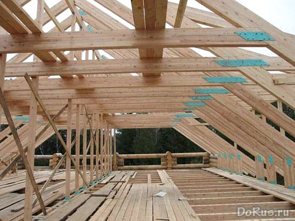 Как построить крышу деревянного дома