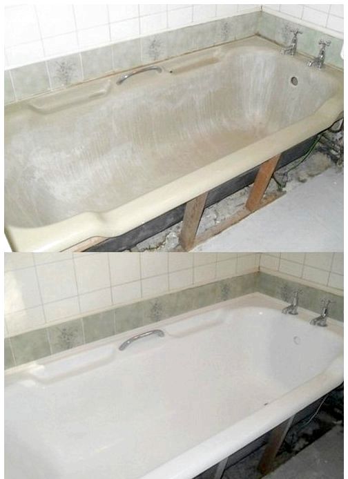Как покрыть эмалью ванну