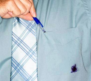 Как вывести шариковую ручку с одежды