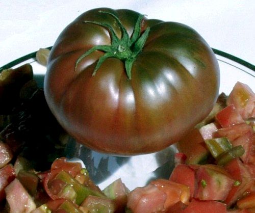 Как выращивать томаты черные