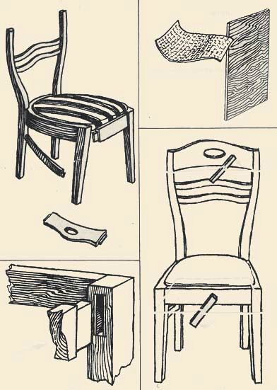 Как склеить стул