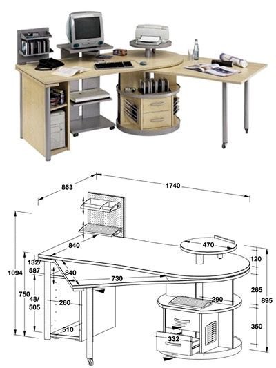 Как сделать компьютерный стол