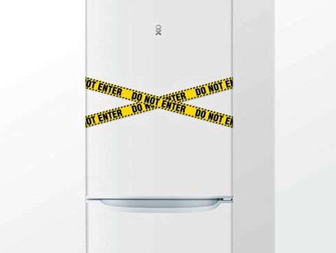 Как заклеить холодильник